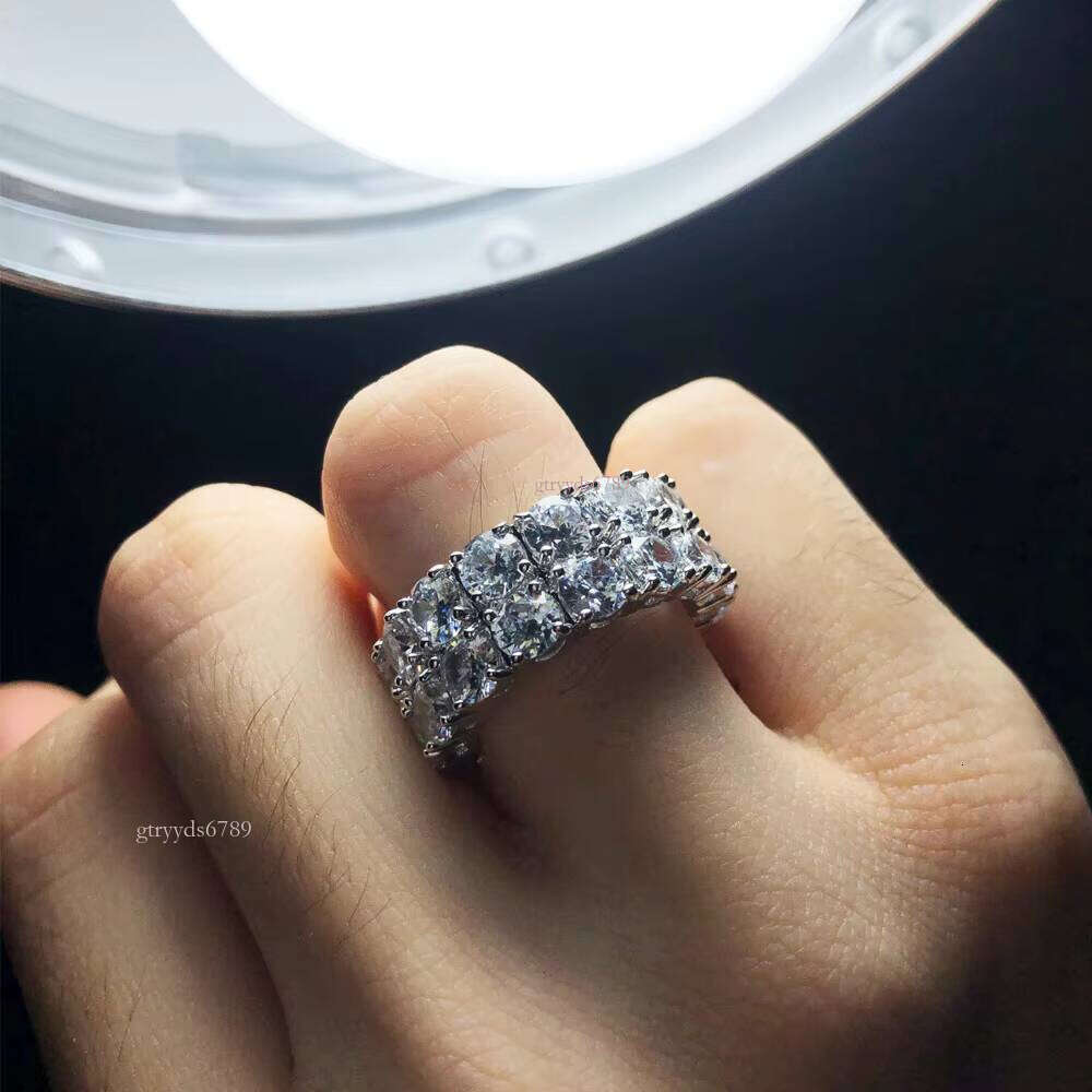 Designer's new ringStone Dubai Gold Design Men's Big Hip-Hop Tennis Ring