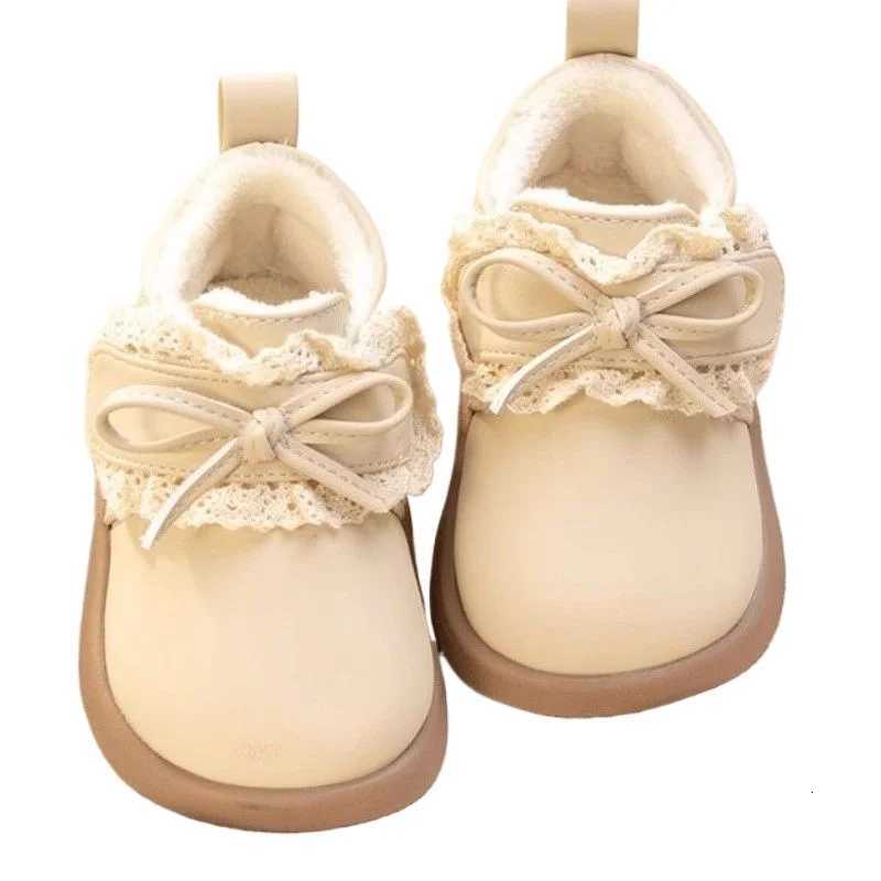 Children Shoes Girls Princess Sle Cotton Plush Soft Sole Boots Designer Elegant Par Dresses Shoes Cute Kids Casual Sneakers XJ250812