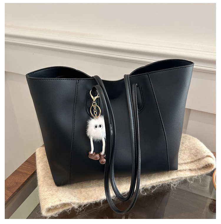 New Large Capacity Commuter Casual Simple Pendant Autumn Winter Feel Single Shoulder Tote Women s Bag ddmymarket