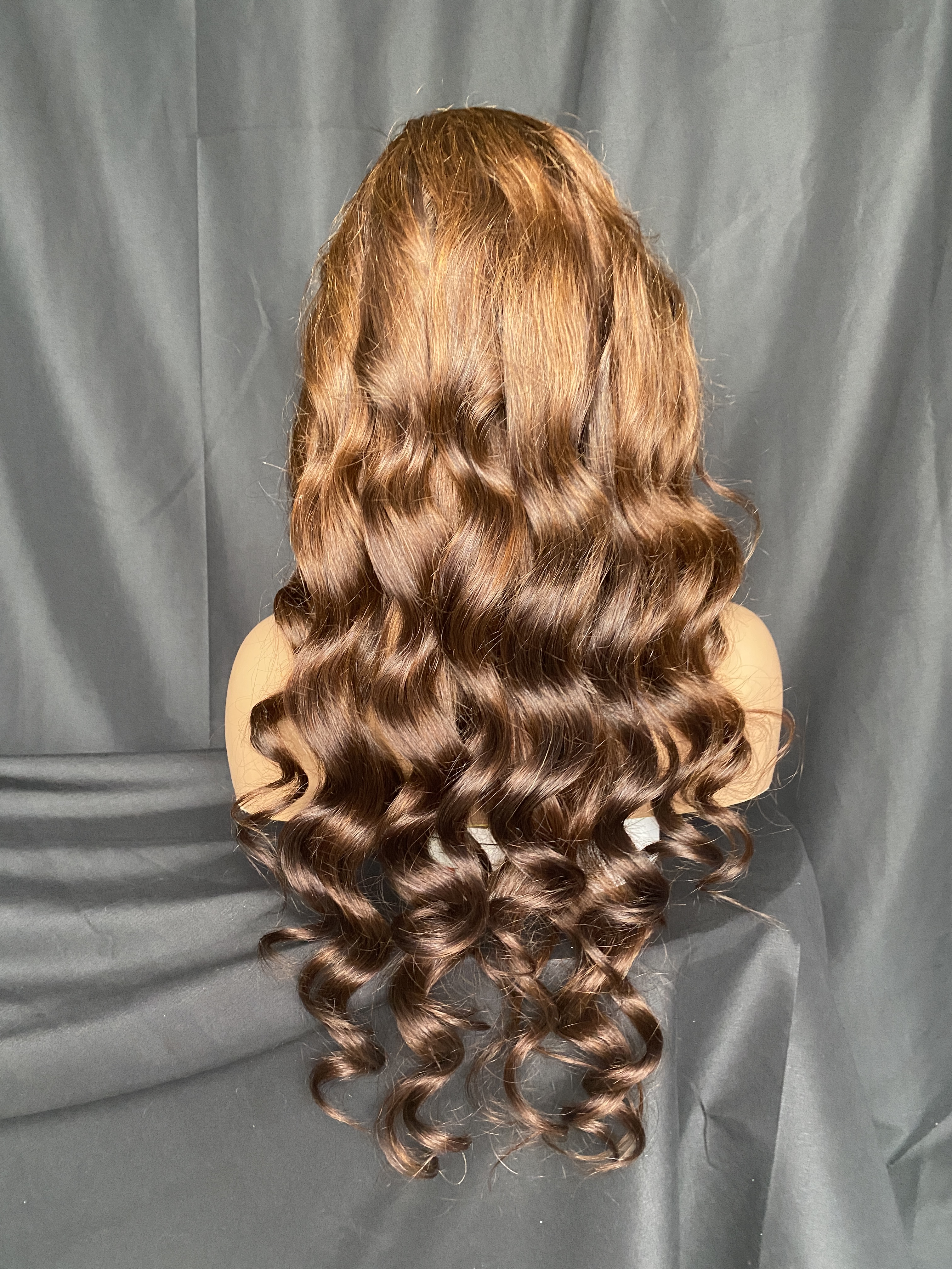 12A Malaysian Peruvian Brazilian Brown Body Wave 13x4 HD Lace Frontal Wig 12-32 inch 100% Raw Virgin Remy Thick Human Hair Weaving