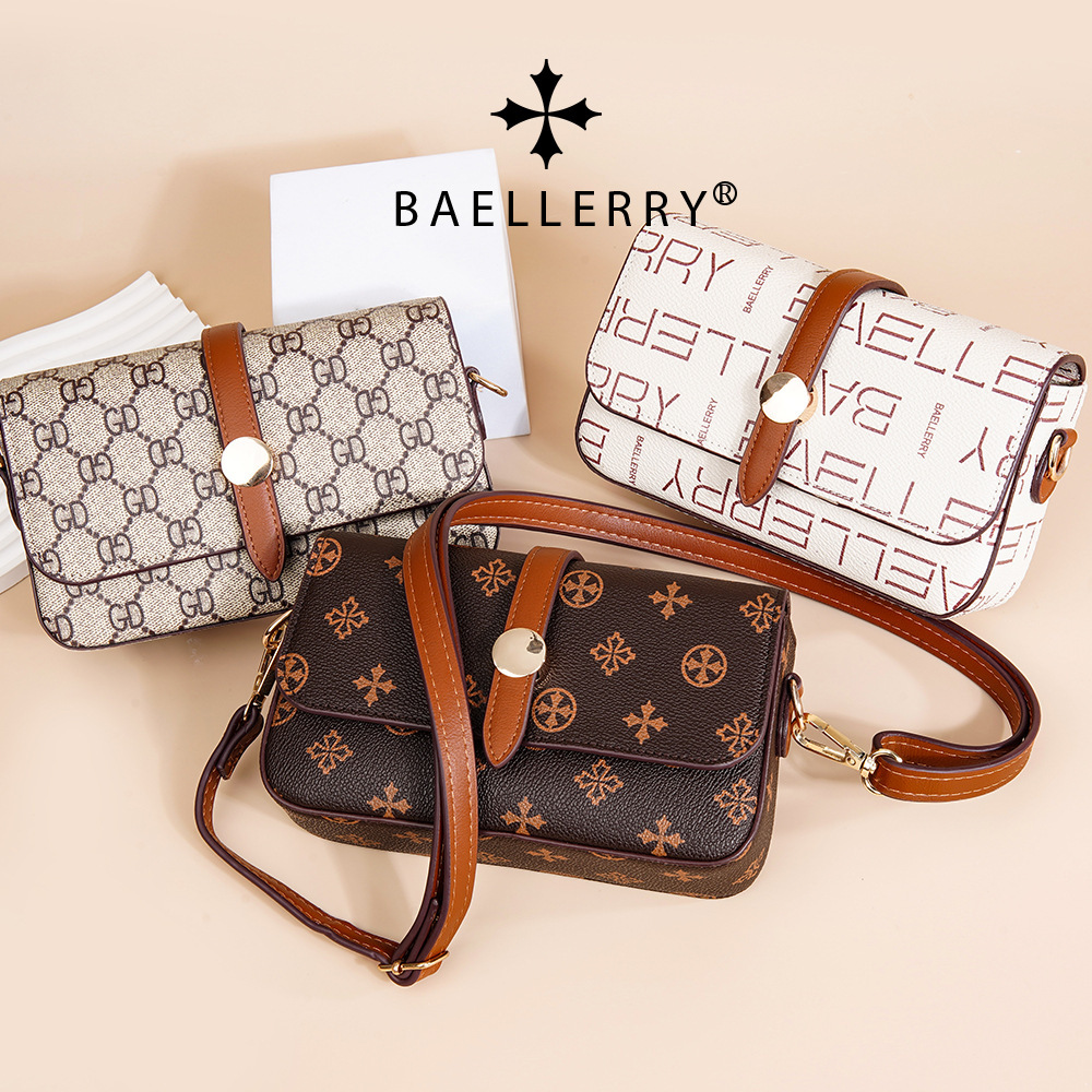 Designer Luxury Bag, Ladies' Retro Large-capacity Shoulder Crossbody Bag, Single-shoulder Wallet, Casual Hand-held Small Square Bag