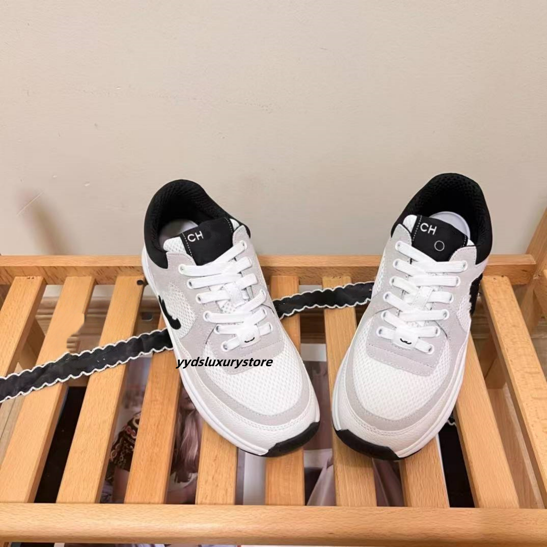 2025 Designer Shoes Luxury Leather Casual Shoes New Low top Sports Shoes Comfortable High-quality Outdoor Casual Sports CC Extra Large Size Shoes