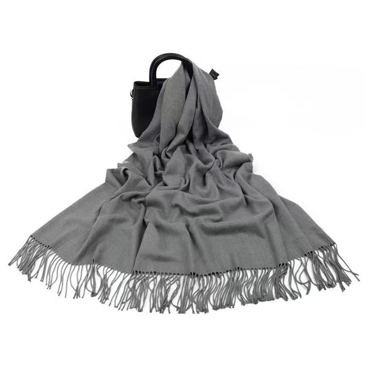 Y1418 red scarf women's winter warm tassel red scarf