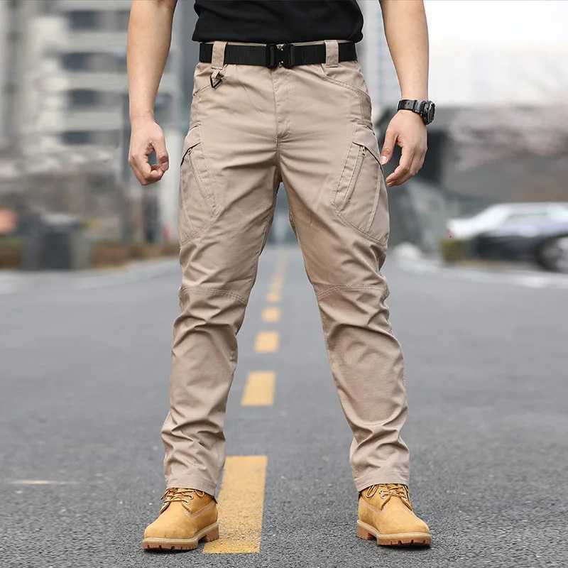 Tactical Cargo Pants Men Combat Trousers Army Military Pants Multiple Pockets Working Hiking Casual Mens Trousers Plus Size 6XL X250812