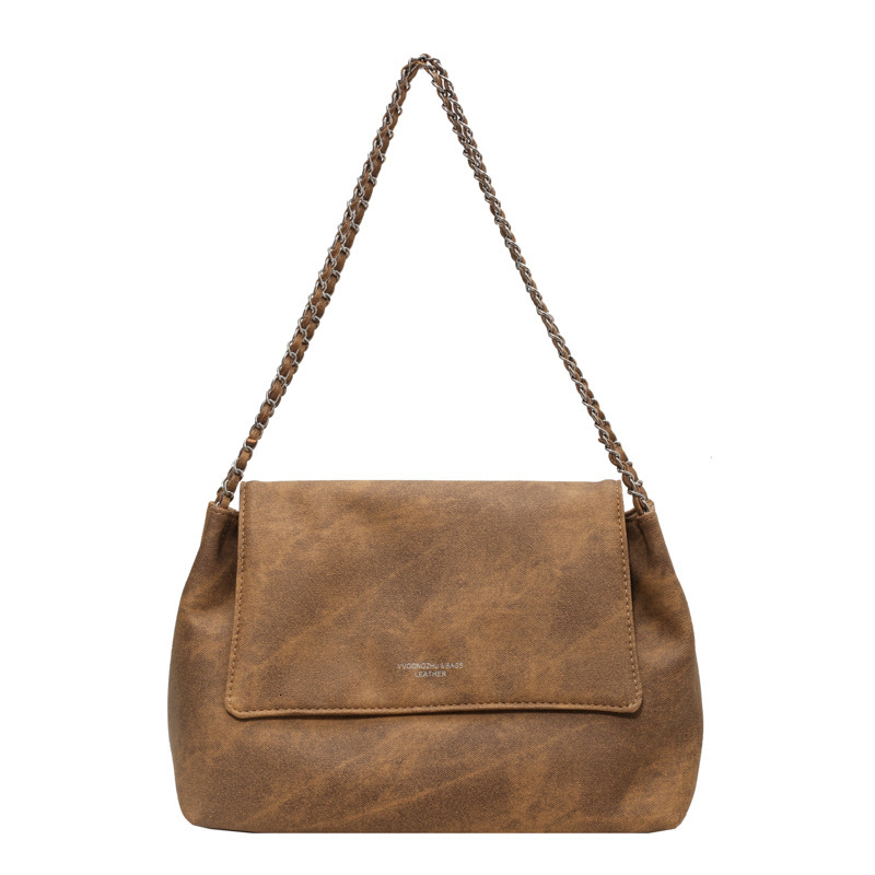 Design New Versatile Chain Crossbody Autumn Winter Large Capacity Denim Shoulder Bag for Women