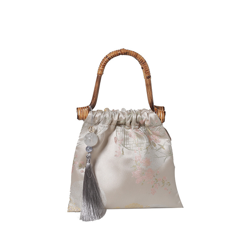 2025 New Chinese Women's Folding Bag Designer Retro Dumpling Bag Fashion Handbag