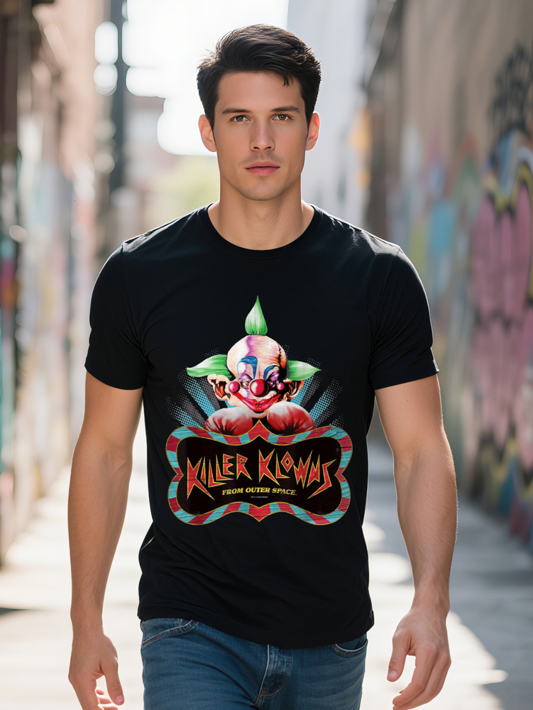 killer Klowns from Outer Space Shorty Boxing Pose Above Selected Fun Design DIY Pure Cotton Rich Patterns Soft