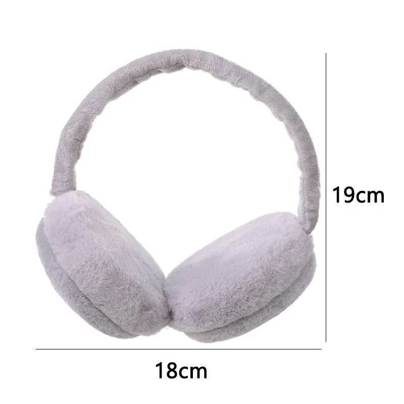 1-3pcs Soft Plush Ear Warmer Winter Warm Earmuffs for Women Men Fashion Solid Color Earflap Outdoor Cold Protection Ear-Muffs XJ250812