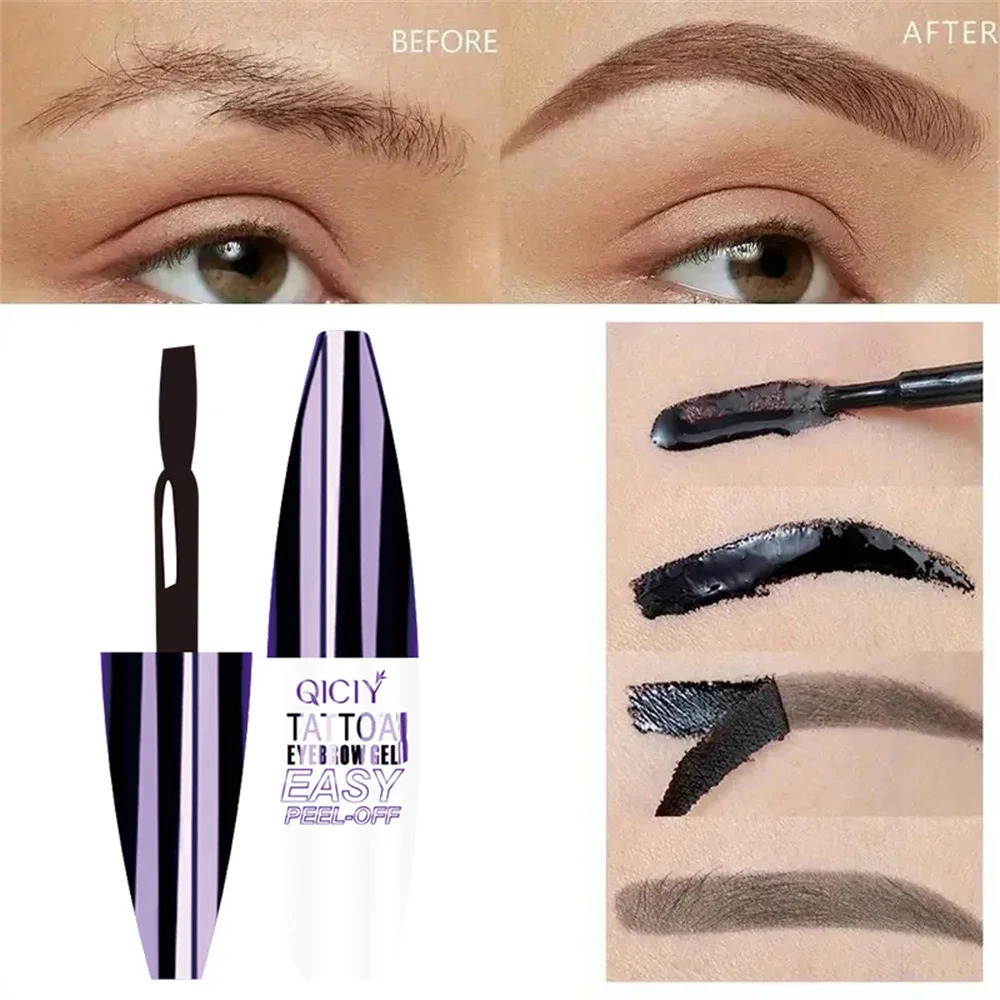 Lasting 3 Days Tattoo Easy Peel Off Eyebrow Gel Cream Types Long-Lasting Smudge-Proof Sweat Resistant Waterproof Cosmetics 250809