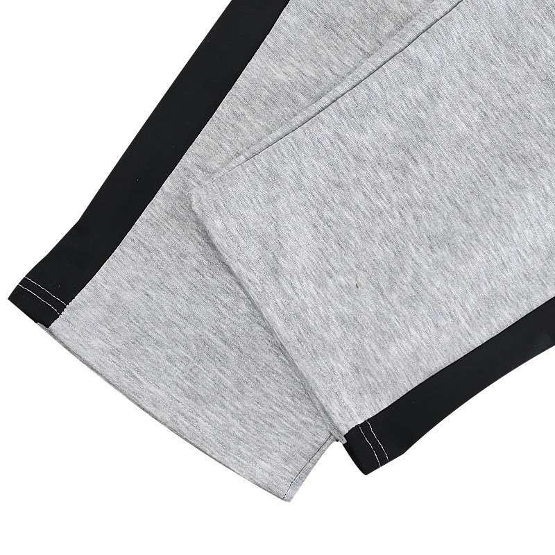 Pants mens Simple and light luxury, heavyweight men's loose-fitting, color-blocking, large-sized casual sportswear sweatpants European size: S-3X