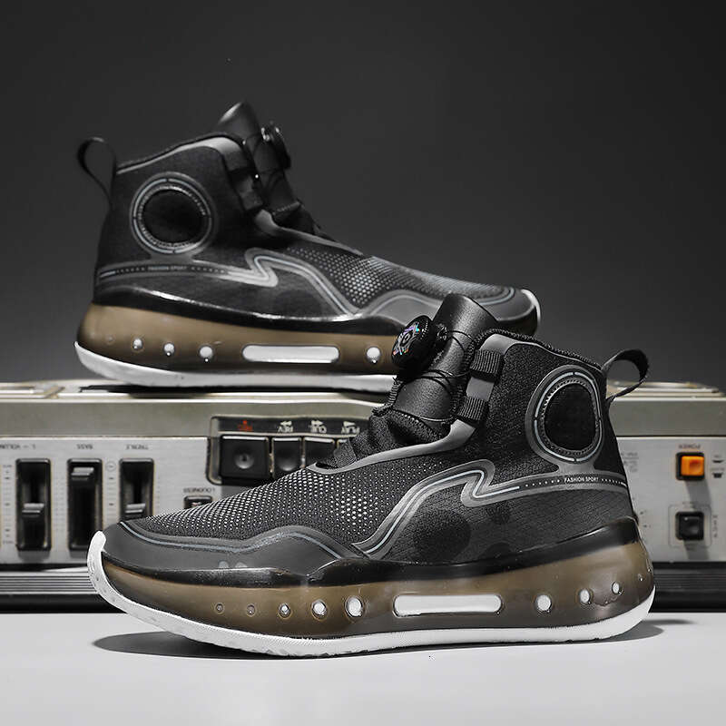 White Basketball Shoes for Men and Free shipping Teenagers, Fluorescent Night Glow Trendy Shoes, Anti-Slip Sports Boots