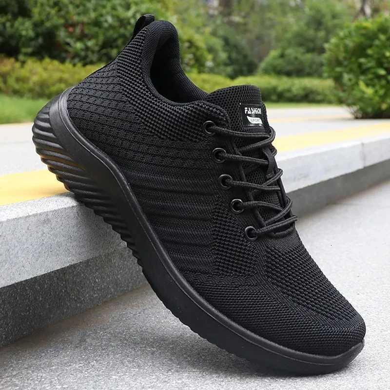 Mens Solid Lace-Up Casual Shoes Lightweight Outdoor Sports Shoes Suitable for All Seasons Training Free Shipping Shoe Z250812