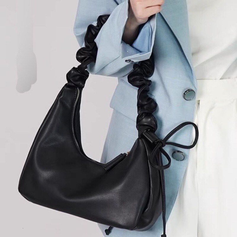 designer bag Niche Luxury bag Design Baguette Bag Single Shoulder Crossbody Pleated Cloud Bag Underarm Bag Fashion Simple Design Women's Bag