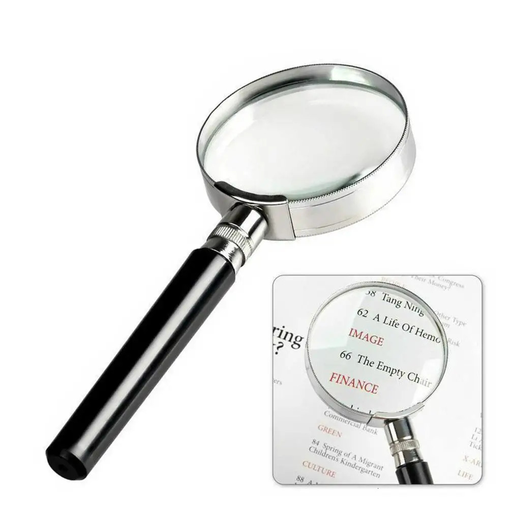 10X Professional Magnifying GlassJewelry Reading Glass Loupe For Jewelry Coins Stamps Senior Kids Read 250804