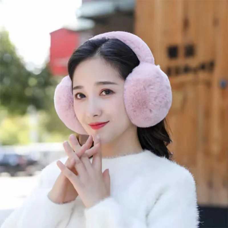 100% Rex Rabbit Fur Earmuffs Fashion Women Warm Russia Winter Real Fur Earmuffs Children Ear Cover Fur Earlap Girl XJ250812