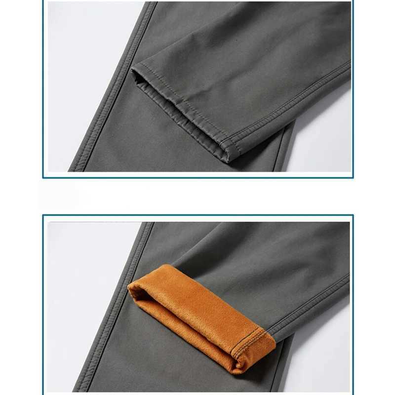 6XL Winter Men Fleece Jogger Pants Mens Cargo Pants Mens Sports Sweatpants Thickened Style Trousers Pants Large Size X250812