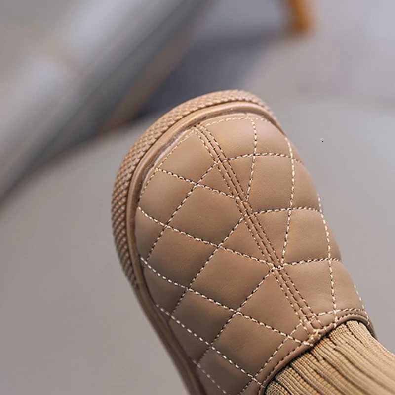 Girl Boot Autumn New Fashion Kid Boots Velvet Warm Cotton Shoe Light Girl Snow Boot Boy Winter Boots Ankle Boot Shoes for Girls XJ250812