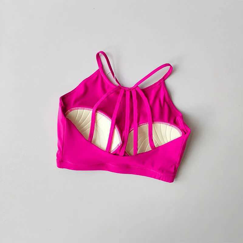 Womens Fixed Pad Sports Bra High-intensity Running Gathering Bra Quick Dry Fitness Vest Gym Bras for Women Sports Bra Z250812