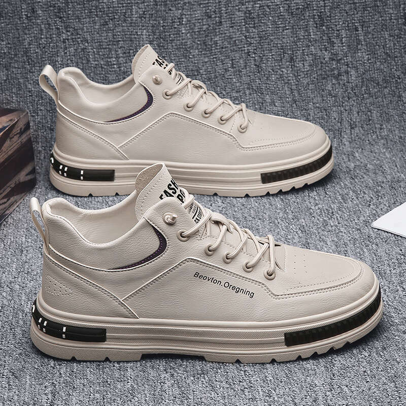 2022 Autumn Fashion Casual Sneakers Student Sports Free shipping White Breathable Men's Shoes Korean Style Trendy Slip-On Loafers