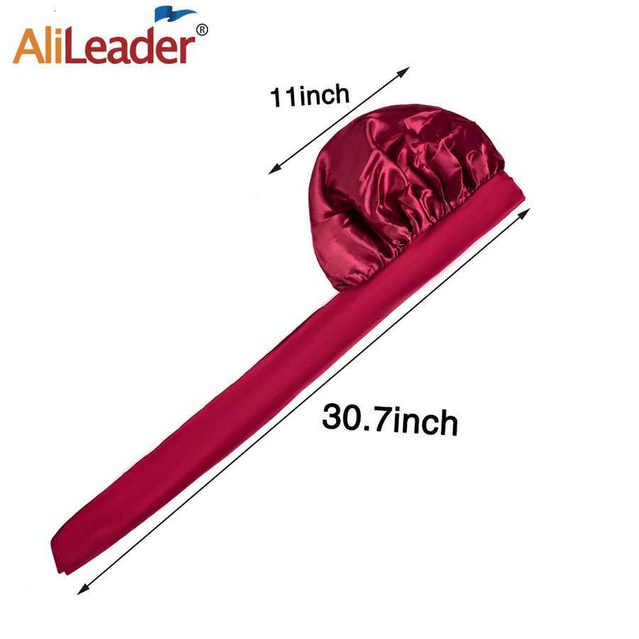 Women Satin Solid Sleeping Cap Soft Silk Nightcap Bonnet With Headband For Women Children Silk Scarf Sleep Hat Alileader XJ250812