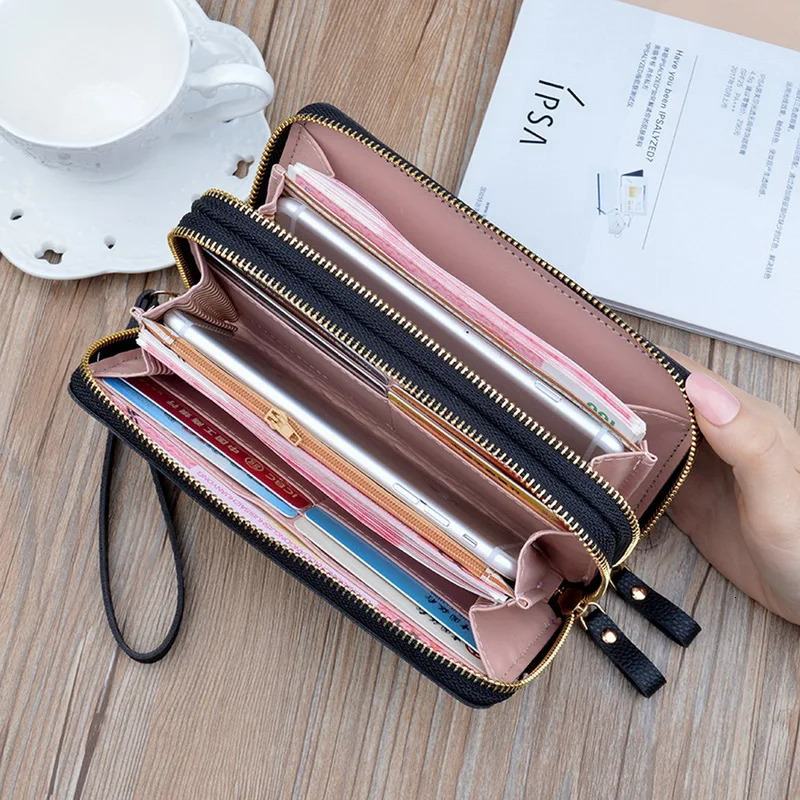 Long Womens Wallet Purses Tassel Coin Purse Card Holder Wallets Female Pu Leather Clutch Money Bag Pu Leather Wallet 250809