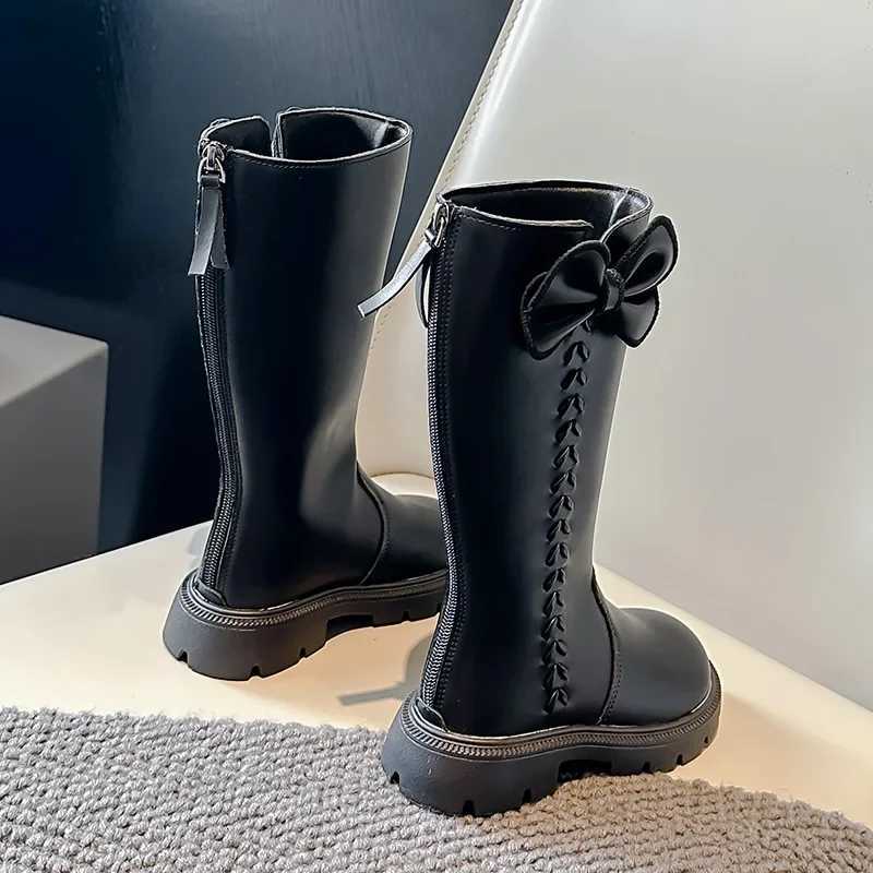 Stunning Shoes Boots for Kids Girl Chic Looks Long Pipe Boots Children Girls Versatile Velvet Princess Knee Length Boots H08185 XJ250812