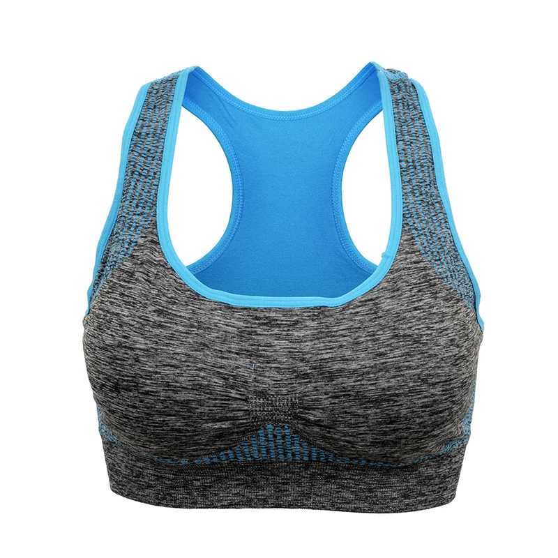 Mileegirl Shockproof Quick Dry Sports Crop Top Women Padded Gather Bra Push Up Gym Running Seamless Workout Fitness Bra Z250812
