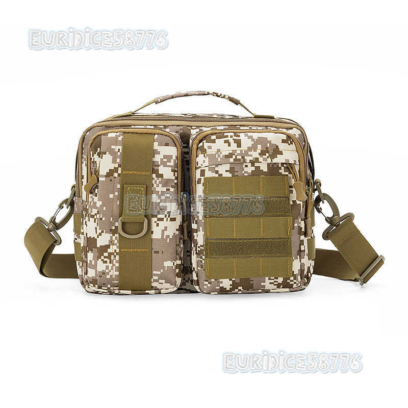 2025 New Commuter Bag Multifunctional Camouflage Crossbody Bag Outdoor Sports Lightweight Shoulder Bag Travel Lure Bag H250811