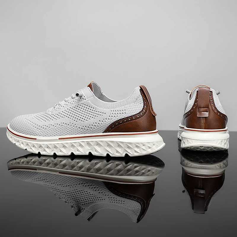 2024 Mens Casual Shoes Spring Summer Breathable Walking Shoes Lightweight Low Top Sneakers Mens Fashion Sports Shoes Z250812