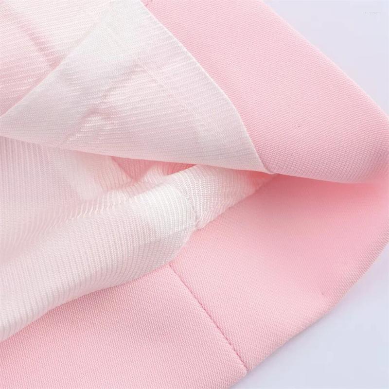 Women's Two Piece Pants UNIZERA Lapel Feather Embellished Cuffs Suit Jacket High Waisted Casual Spring/summer Clothing