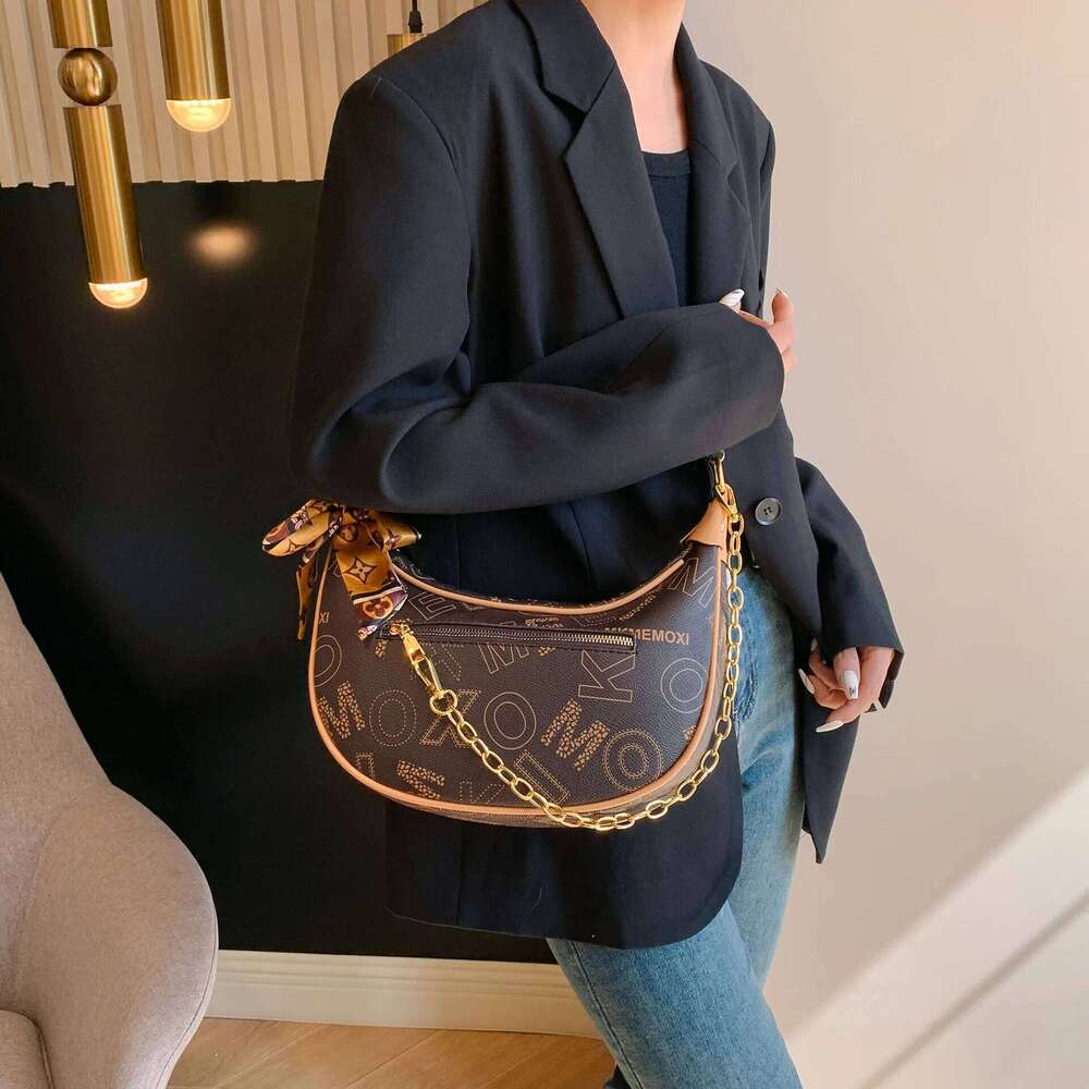 Hot Selling Trendy Style Chain - Strap Bag Casual Saddle Large Capacity Crossbody/Shoulder For Women Designer Bags