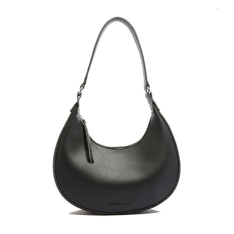 New Women S Cross Handbag Half Moon Fashionable Light Advanced Portable Large Capacity Shoulder Bag