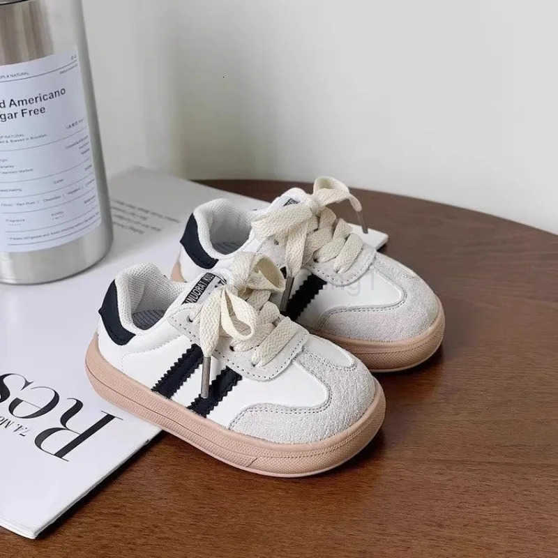 Spring Autumn New Baby Sneakers Boys Girls Leather Sport Sneakers Children School Shoes Size 18-26 T250812