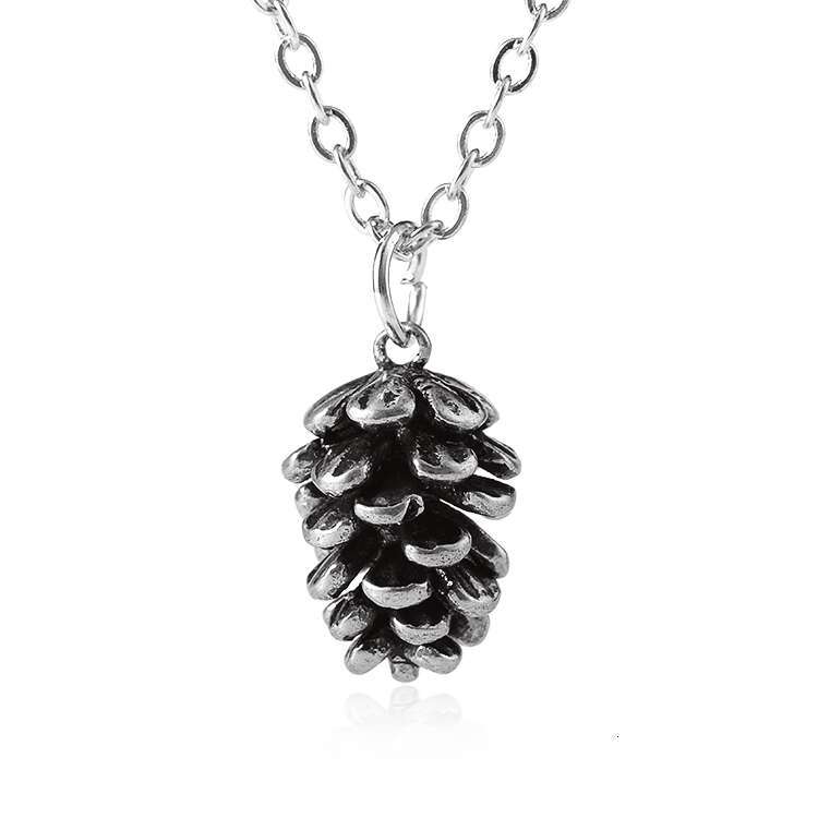 Simple Fashion Pinecone Plant Specimen Necklace Trendy Jewelry