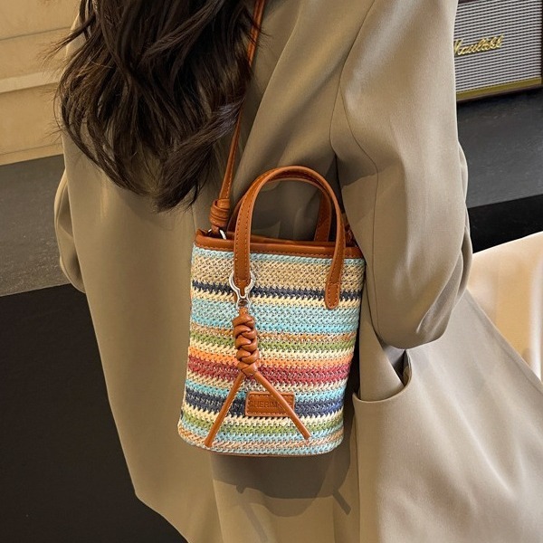 2025 Autumn New Women s Shoulder Bag Fashion Phone Bag women s Summer New Texture Casual Simple Color Block Handbag Women s Crossbody bag Bag Autumn N
