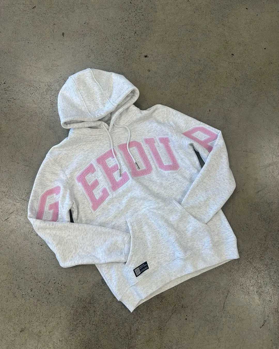America Strt Fashion GDUP Letter Embroidery Hoodies Harajuku Hip Hop Graphic Oversized Hoodies Sweatshirts Casual Jacket X250812