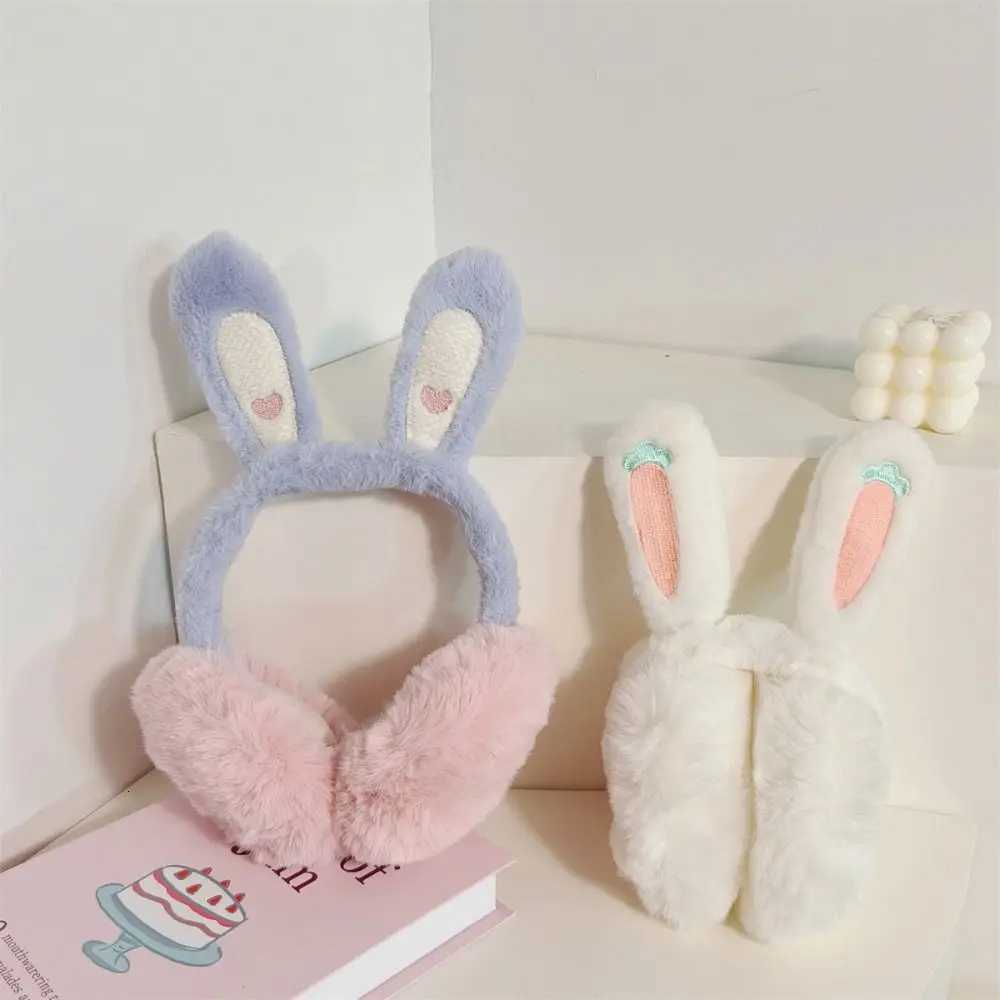 New Cartoon Rabbit Ear Warm Earmuffs Plush Rabbit Ear Covers Soft Keep Warm Winter Earflaps for Women XJ250812