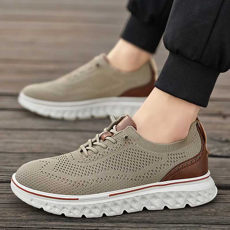 2024 Mens Casual Shoes Spring Summer Breathable Walking Shoes Lightweight Low Top Sneakers Mens Fashion Sports Shoes Z250812