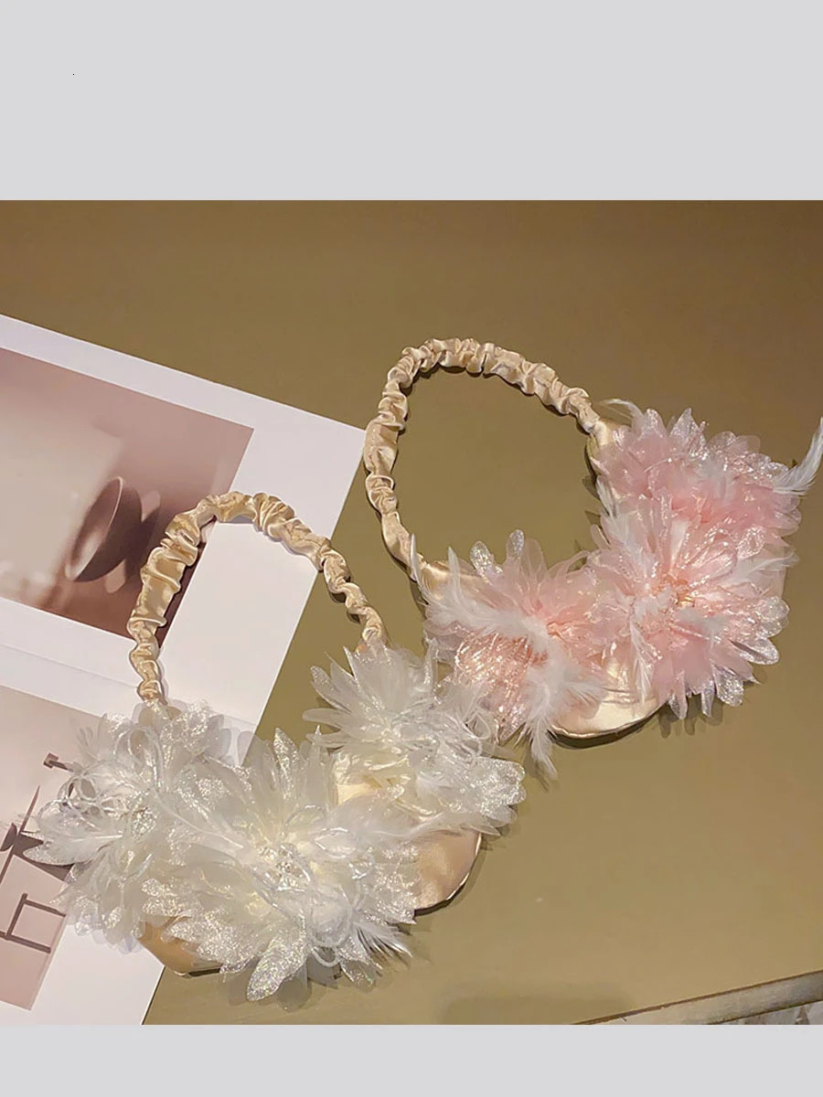 Lady Spring Summer Wedding Handbag Romantic Bridal Bag Clutch Prom Party Bags Evening Bag Dress Pink Handbags 250809