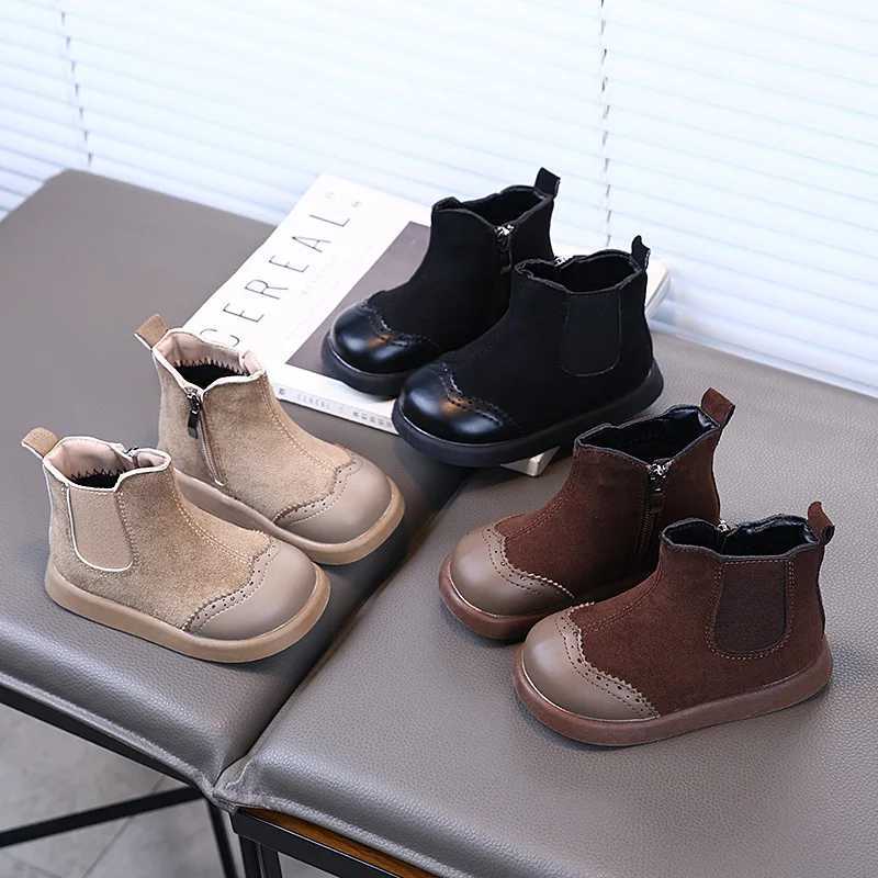 Children Casual Shoes Autumn Winter Baby Girls Boys Snow Boots Soft-soled Non-slip Kids Warm Plush Ankle Boots Outdoor Sneakers XJ250812