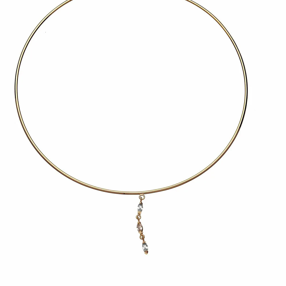 Pendant Choker Necklace Sexy for Women Wedding Girls One Piece Y2k Decoration Neck Fashion Collar Jewelry Accessories 250807