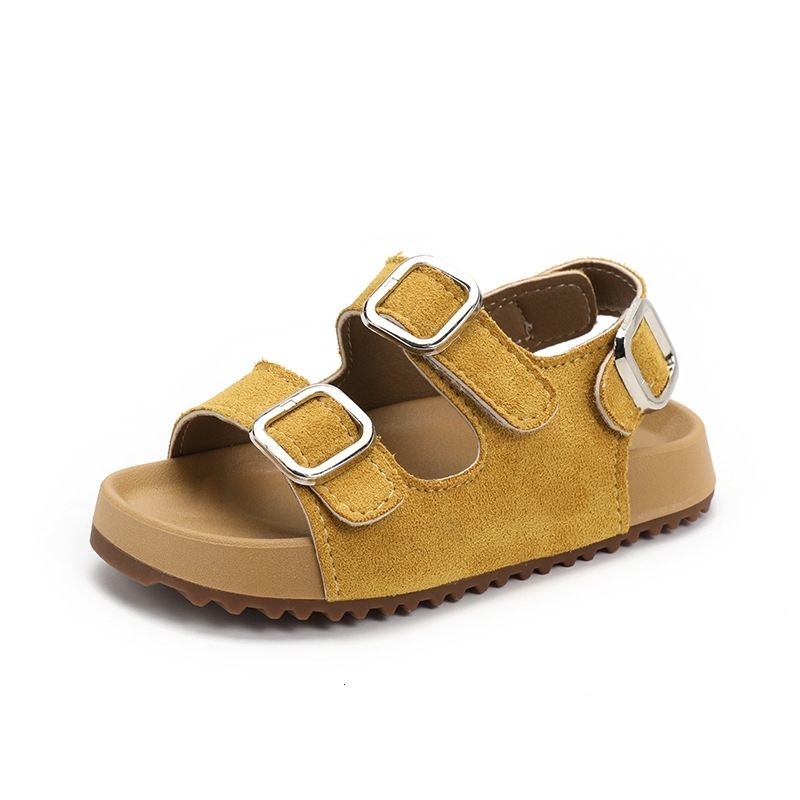 Summer Childrens Shoes Fashion Suede Leisure Sandals Metal Buckle Stunning Outdoor Unisex Non Slip Beach I05242 w250725