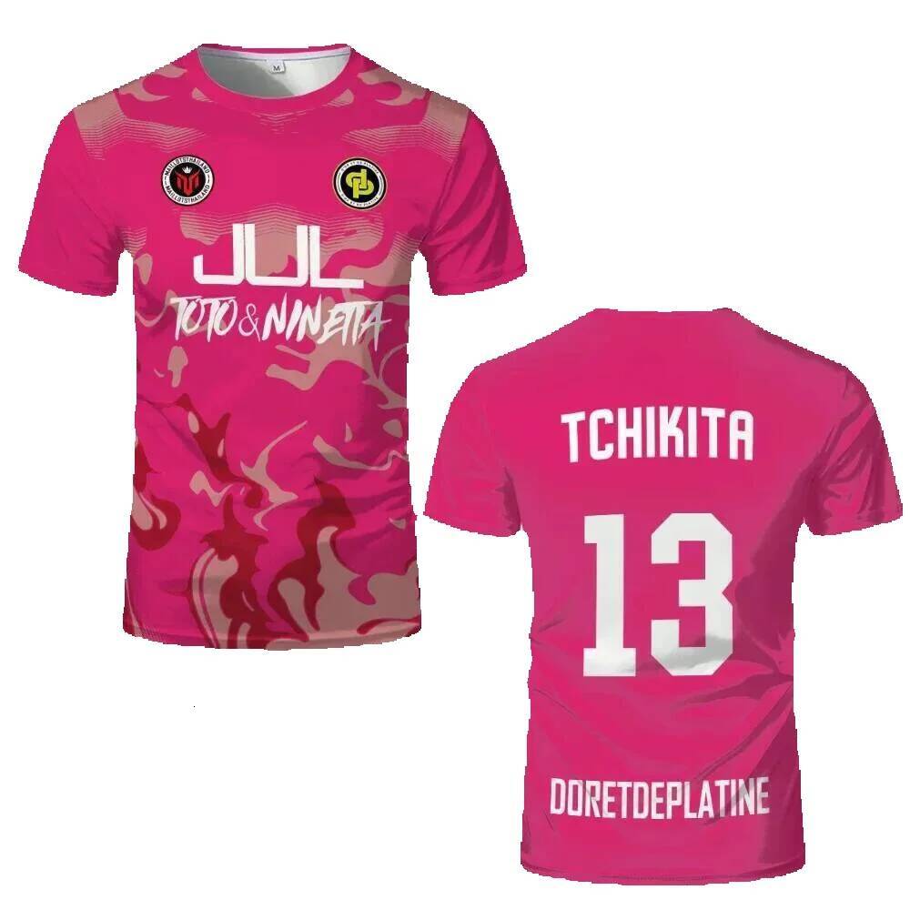 New Summer JUL Jersey Tchikita Youth Breathable Quick-Dry Training Soccer Men and Women Fashion Sport Beach Shirt
