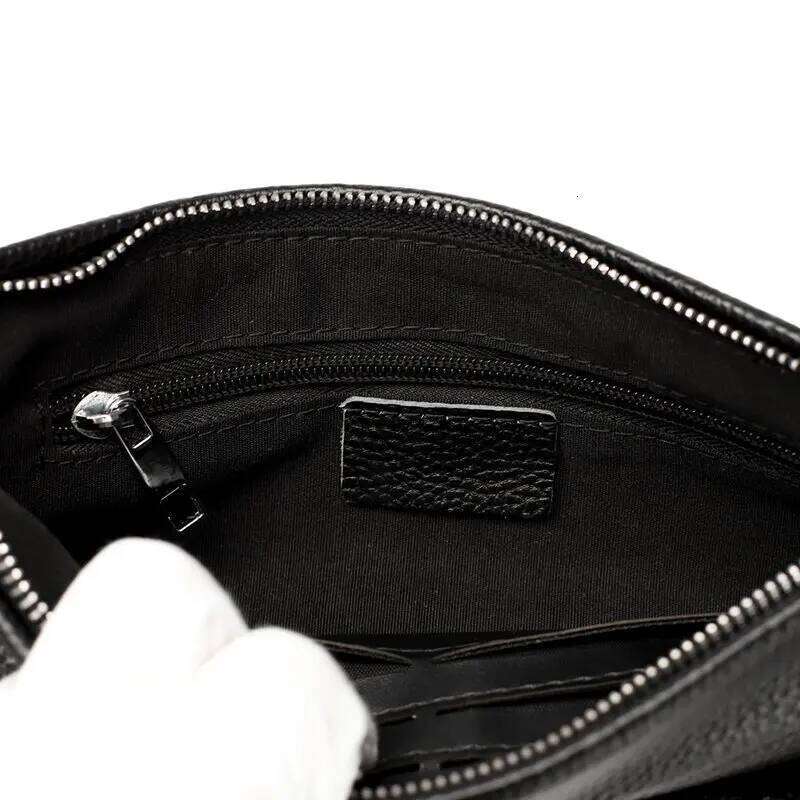 100% cowhide genuine leather men's envelope wallet clutch bags for men designer bag bolso hombre bolsa
