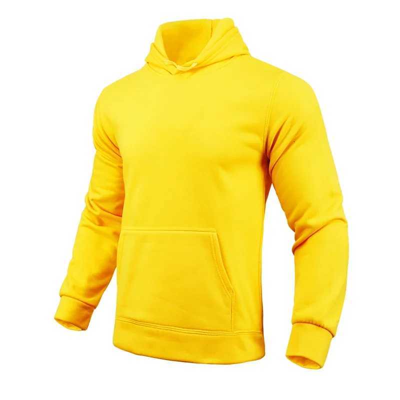 Mens Hooded Sweatshirt Solid Color Pullover All Season Daily Casual Sport Hoodie Home Outdoor Comfort Fashion Coat Y250811