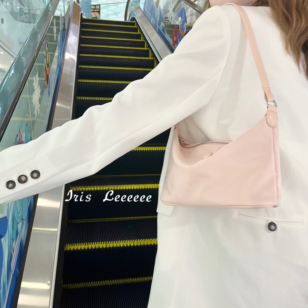 2025 Summer Lightweight Waterproof Nylon Fabric Underarm Single Shoulder Crossbody Small Bag for Women Korean Version Ins Style Dumpling Handbag ddmym