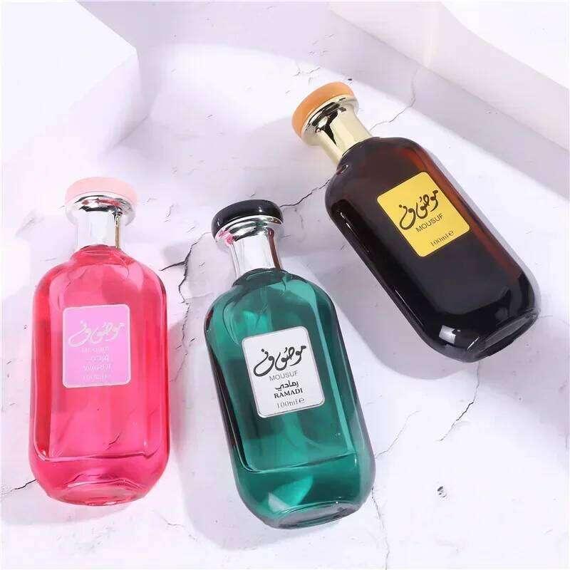 The 100 - ml original Dubai MOUSUF Arabian perfume is a unisex light fragrance. It combines various scents like X250813