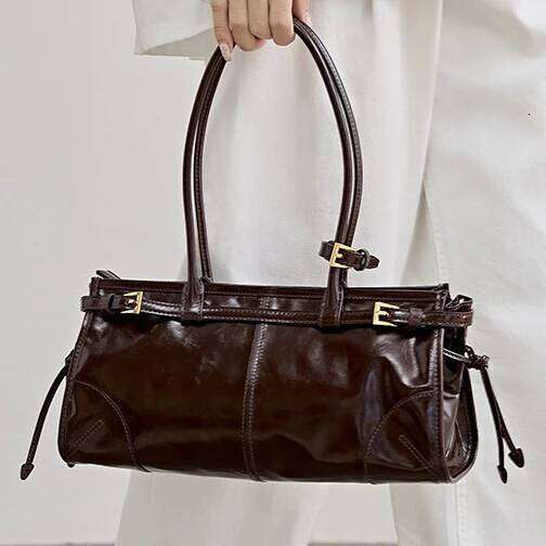 Hot Selling Faionable Retro Leather Oulder Women's Handbag Oil-Waxed Cowhide Crossbody Bag High Quali Briti Sle Casual Scene Designer Bags