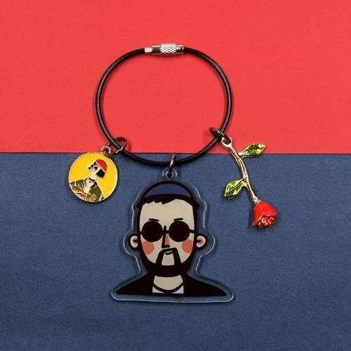 This Killer Is Not So Cold Keychain Couple Pair Simple Bag Ins Trend Backpack Pendant Decoration