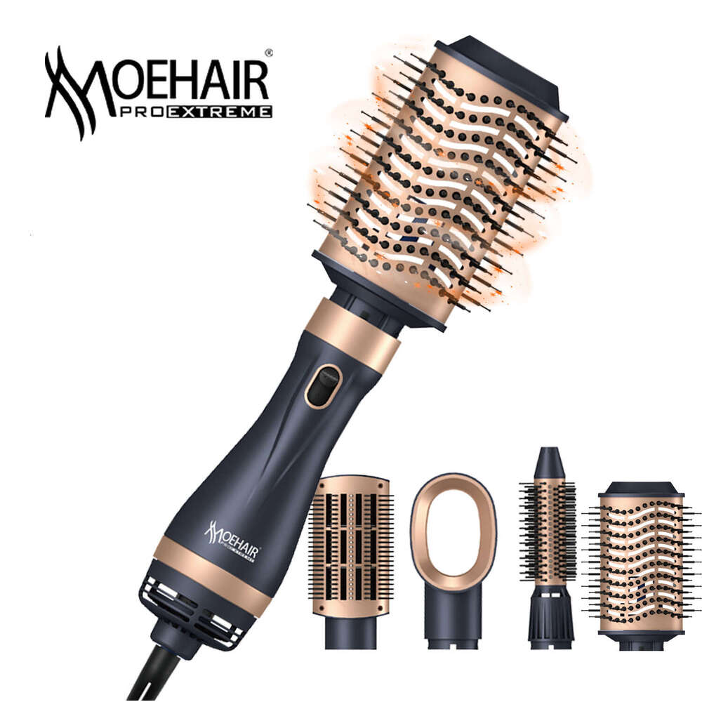 Multifunctional Hot Air Dryer Styling In Hair Straightening Comb Curling Iron EU Plug